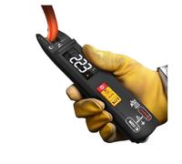 YVAAASIYC Pinza amperometrica Multimetro Digitale a Pinza U1 con Display Ricaricabile, 6000 Auto, Corrente, Tensione, Temperatura, Senza Contatto, Tester elettronico(U0 Bag)
