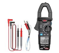 YVAAASIYC Pinza amperometrica Pinza amperometrica Digitale con intervallo 0-600 A, Pinza amperometrica DC/AC con sonda di Temperatura, Dati della Pinza amperometrica azzerati(CM83A)