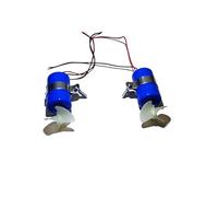 YVAAASIYC Propulsore subacqueo for Barca a Getto RC, 7,4 V, 16800 Giri/min, CW CCW, elica a 3 Pale for Robot ROV Fai da Te, Esca, Sottomarino(1 Set)