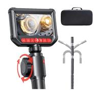 YVAAASIYC S20 6mm Lens 360° Rotazione Rilevatore di condotte Endoscopio Portatile Girevole for Test di elettrodomestici Risoluzione dei Problemi di ostruzione(J106-6MM-PHONE)