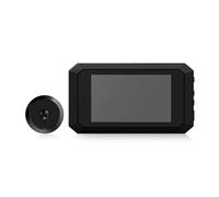 YVAAASIYC Spioncino da 3,97 pollici Campanello 1080P Telecamera 120 ° for porte Smart Home Monitor esterno digitale(Black No card)