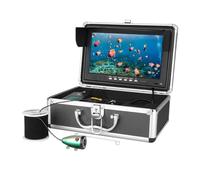 YVAAASIYC Telecamera Subacquea da Pesca 10 Pollici, Schermo DVR HD 1280 * 720 16 GB, Lampada a infrarossi 12 Pezzi, Fish Finder 15 M/30 M for la sul Ghiaccio Marino(15M Cable)