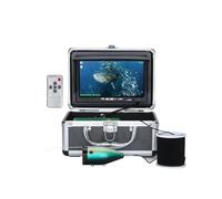 YVAAASIYC Telecamera Subacquea for la Pesca con Video da 15M/30M Fish Finder Registrazione DVR Scheda TF 16G 7 Pollici 1080P Cam Doppia Lampada for su Ghiaccio/Mare(F7AD-2L-15M)