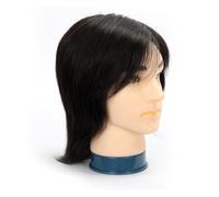 YVAAASIYC Teste di manichino for uomo in capelli umani al 100% for la formazione dei , for lo styling, Solon, teste bambola for parrucchieri, for acconciature pratica