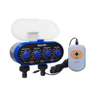 YVAAASIYC Timer for irrigazione a Sfera Garden Two Outlet Ball Vale Sistema di Automatico 21032A con sensore Pioggia o umidità(with Humidity Sensor)