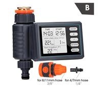 YVAAASIYC Timer for irrigazione Automatico da Giardino con Display a Grande Schermo, Controller for irrigatori programmabili LCD for Sistema di Rubinetto Flessibile(B x Timer)