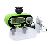 YVAAASIYC Timer for irrigazione Automatico Digitale da Giardino a Due uscite, valvola solenoide, Timer for 21060 e sensore Pioggia
