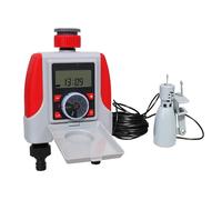 YVAAASIYC Timer for irrigazione da Giardino a Due uscite, elettrovalvola Elettronica Digitale, sensore Pioggia/sensore umidità(with Rain Sensor)