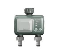 YVAAASIYC Timer for irrigazione WiFi a 2 Zone, Programma di Ciclo Indipendente Intelligente, irrigatore for Giardino, Prato, Serra, Telecomando Mobile(POP3-626BS-002EU)