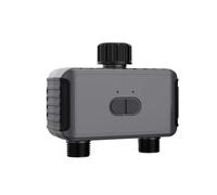 YVAAASIYC Tuya Smart Garden Timer for irrigazione a Goccia con 2 uscite, regolatore di a, valvola dell'Acqua, controllori programmabili Ritardo Pioggia(Only Timer)