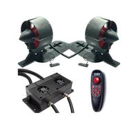 YVAAASIYC U92 Set Propulsore Subacqueo Due Versioni 21,4 Kg/23,6 kg di Spinta con Ventola Raffreddamento Custodia in Metallo for Gommoni(12V 300KV 708w)