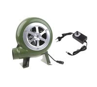 YVAAASIYC Ventilatore multiuso 100/220 40/60/80W DC3-12v Piccolo ventilatore Gassificatore Regolazione della velocità ventola Ferro vecchio stile(40W)