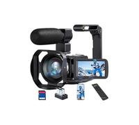 YVAAASIYC Videocamera professionale con sensore CMOS 4K UHD, Dual-Pixel CMOS AF, zoom ottico 15x e zoom digitale 600x for riprese video