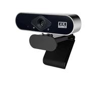 YVAAASIYC Webcam USB 4K automatica 8MP 30FPS e riproduzione con adattatore Type-C treppiede for streaming, videochiamate creazione di contenuti(B02-4K webcam)