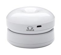 YverLand Luce notturna con sensore di movimento, dimmerabile, auto-off, luce bianca calda, in plastica, 360 gradi, 1 pezzo