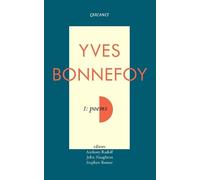 Yves Bonnefoy Poems (Tascabile)