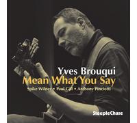 Yves Brouqui Mean what you say (CD) Album