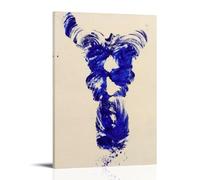 Yves Klein - Poster artistico anti schizzi per soggiorno e camera da letto, dipinti da appendere adatti per molteplici scenari, non c'è bisogno di perforare, facile da installare, adatto per regali e