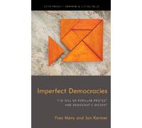 Yves Mény Jan Kermer Imperfect Democracies (Copertina rigida)
