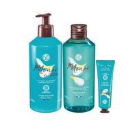 Yves Rocher Monoi Gel al Latte Nutriente Corpo e Crema Mani Set di 3 Profumi ...