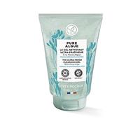 Yves Rocher Pure Algue - Gel detergente ultra rinfrescante, con microalghe, rimuove delicatamente il trucco, nutre la pelle, 1 tubetto da 125 ml