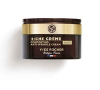 Yves Rocher RICHE CRÈME Cura Notturno Mimatore Antirughe | Rigenerante Crema Viso Anti Età Notte | Crema Notte per Donne | Cura per una pelle morbida ed elastica.