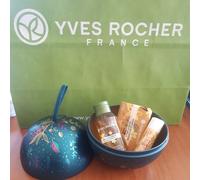 Yves Rocher Set 3 Pezzi Palla Di Natale,Bagnodoccia,Sapone Mani,Balsamo.....