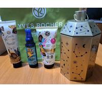Yves Rocher Set, Gommage E Bagnodoccia Karite, Acqua Profum. Mandorle +Lanterna