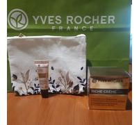 Yves Rocher Set Nr.2 Pezzi ANTI Età + Nutrizione Trousse RICHE CRÈME