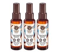 Yves Rocher Set Nr 3 Pezzi Acqua Profumata Corpo e Capelli Cocco
