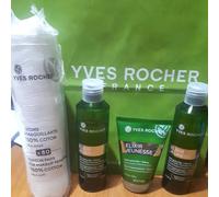 Yves Rocher Set Nr.3 Pezzi + Dischetti GEL MICELLARE + DETERGENTE Viso ELIXIR