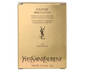 Yves Saint Laurent - YSL Couture Mini Clutch inumidisci leggermente il pennello prima di prelevare le tonalità shimmer. - Premi le tonalità shimmer al centro della palpebra con la punta del dito per u