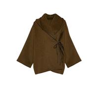 Yves Salomon - Draped Jacket - - Coats - Donna - Verde - S