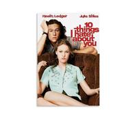 YVFCIRXTT Poster con stampa artistica moderna in stile retrò, decorazione da parete per soggiorno, cucina, caffetteria, impermeabile, senza cornice, motivo: 10 cose che odio su di te; dimensioni: 20 x