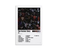 YVFCIRXTT The Forever Story-JID, stampa artistica moderna, stile retrò, decorazione da parete per soggiorno, cucina, caffetteria, poster impermeabile, 40 x 60 cm, senza cornice