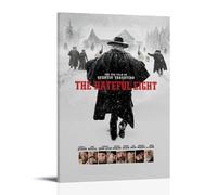 YVFCIRXTT The Hateful EightModern Stampa artistica in stile retrò, decorazione da parete per soggiorno, cucina, caffetteria, poster impermeabile, 30 x 45 cm, con cornice