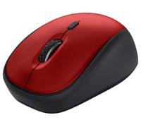 Yvi + Silenzioso Click Compatto Mouse senza Fili, Rosso - 24550
