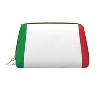 YVNKHKU Borsa per il trucco da donna Toiletrie Showe Brush Cura della pelle Organizzatore da viaggio Borsa Me Grande Borsa per il trucco Accessori & ToteBandiera italiana, bianco, Taglia unica