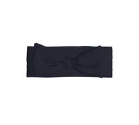 YVNKHKU Fasce per capelli in nylon morbido nero tinta unita con fiocchi elastici accessori per capelli per neonati e bambini