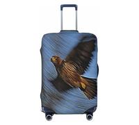 YVNKHKU Photo of the Red Kite Bird - Copertura elastica per valigia, resistente, antigraffio, adatta per bagagli da 45,7 a 81,7 cm, facile da lavare e da viaggio, nero, X-Large