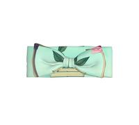 YVNKHKU Rose rosa by the bench - Fasce per capelli in morbido nylon con fiocchi elastici, accessori per capelli per neonati e bambini