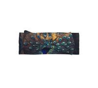 YVNKHKU Splendide ed eleganti fasce per capelli con pavone in morbido nylon con fiocchi elastici, accessori per capelli per neonati e bambini