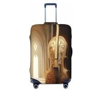 YVNKHKU Unreal Engine - Copertura elastica per valigia, resistente, antigraffio, adatta per bagagli da 45,7 a 81,7 cm, facile da lavare e da viaggio, nero, Medium