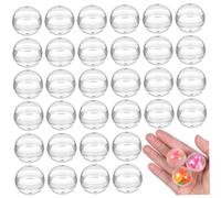 Yvocuyn Capsule per distributori Automatici, Palline di plastica vuote Trasparenti riempibili da 100 Pezzi 28 mm