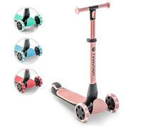 Yvolution Y Glider Nua | Monopattino pieghevole a tre ruote per bambini con accessorio di archiviazione per bambini età 3+ anni