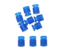 Yvxotrxnk 10 palline da damper in silicone M2/M3, supporto morbido per controller F4 F7, FPV Drone anti-vibrazione, assorbimento degli urti (blu, 4,4 x 2 x 6,6 mm)