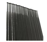 Yvxotrxnk 12 pezzi PSR 1432 AERO Spokes, Straight Pull 14G 2.0mm Blade Black, High Strength Steel Wheel Spokes for Road & DH/FR MTB Bike (276 mm)