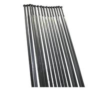 Yvxotrxnk 12 pezzi PSR Aero 1423 Straight Pull Spokes, 14G 2.0mm Stainless Steel Flat Blade Spokes for Bicycle Wheel Building and Repair, Compatible with MTB Road Bike (Mixed Length)