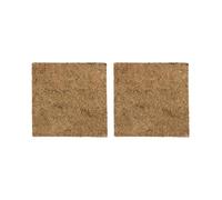 Yvxotrxnk 2/3/6 pezzi Reusable Hen Nest Pads, Coconut Fiber Washable Egg Cushions, Warm Nesting Bedding Mats for Chicken for Coop Poultry, Protect Eggs & Clean for Coop (2 pezzi da 20 x 20 cm)