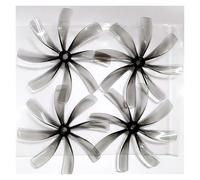 Yvxotrxnk 2 paia di eliche da 89 x 8 a 8 blade da 3,5 pollici per Cinewhoop FPV Racing Drone, 5 mm fusto CW CCW in policarbonato, quadricottero fai da te